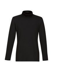 schwarzer Rollkragenpullover von Trigema