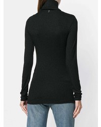 schwarzer Rollkragenpullover von Dondup