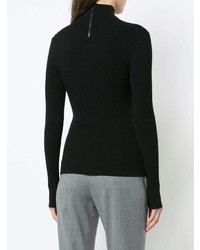 schwarzer Rollkragenpullover von Michael Kors Collection