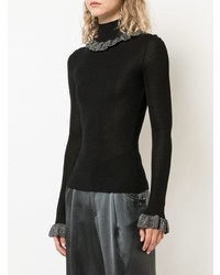 schwarzer Rollkragenpullover von Jill Stuart