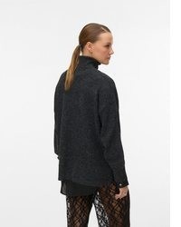 schwarzer Rollkragenpullover von Vero Moda