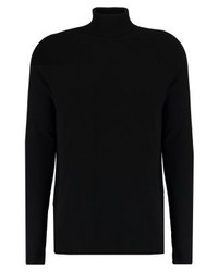 schwarzer Rollkragenpullover von Weekday