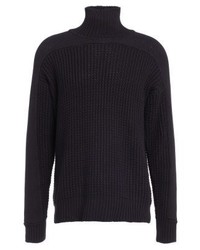 schwarzer Rollkragenpullover von Won Hundred