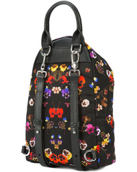 schwarzer Rucksack mit Blumenmuster von Givenchy