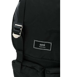 schwarzer Rucksack von AMI Alexandre Mattiussi