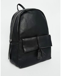 schwarzer Rucksack von Pieces