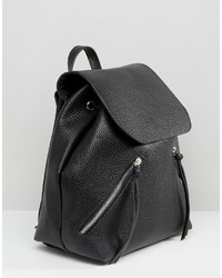 schwarzer Rucksack von Pieces