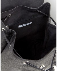 schwarzer Rucksack von Pieces