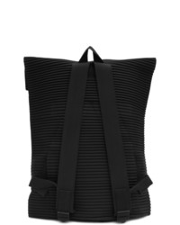 schwarzer Rucksack von Homme Plissé Issey Miyake