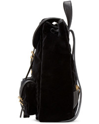 schwarzer Rucksack von Saint Laurent