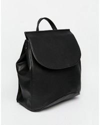 schwarzer Rucksack von Asos