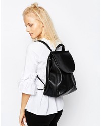 schwarzer Rucksack von Asos