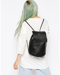 schwarzer Rucksack von Asos