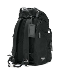 schwarzer Rucksack von Prada