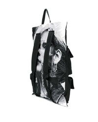 schwarzer Rucksack von Raf Simons