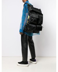 schwarzer Rucksack von Raf Simons