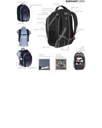 schwarzer Rucksack von elephant