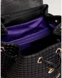 schwarzer Rucksack von Versace