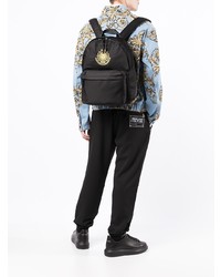 schwarzer Rucksack von VERSACE JEANS COUTURE