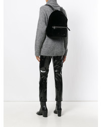 schwarzer Rucksack von Saint Laurent