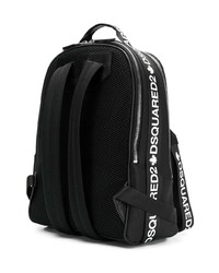 schwarzer Rucksack von DSQUARED2