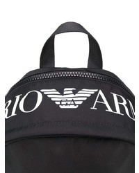 schwarzer Rucksack von Emporio Armani