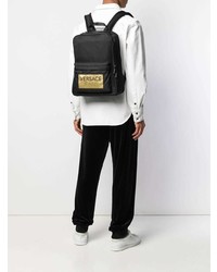 schwarzer Rucksack von Versace Jeans