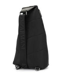 schwarzer Rucksack von Emporio Armani