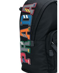 schwarzer Rucksack von Prada