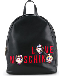 schwarzer Rucksack von Love Moschino