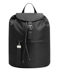 schwarzer Rucksack von Mango