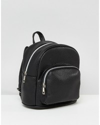 schwarzer Rucksack von Asos