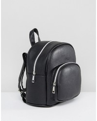 schwarzer Rucksack von Asos