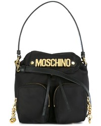 schwarzer Rucksack von Moschino
