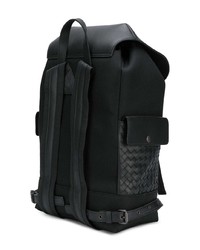 schwarzer Rucksack von Bottega Veneta