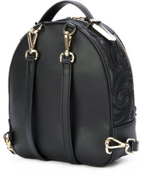 schwarzer Rucksack von Versace