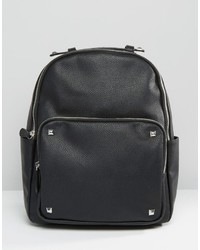 schwarzer Rucksack von Pieces