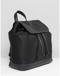 schwarzer Rucksack von Pieces