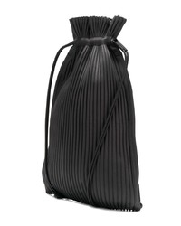 schwarzer Rucksack von Homme Plissé Issey Miyake