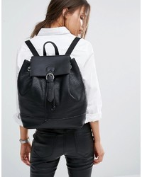 schwarzer Rucksack von Pieces