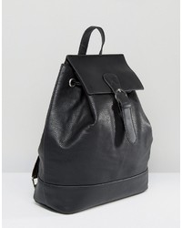 schwarzer Rucksack von Pieces