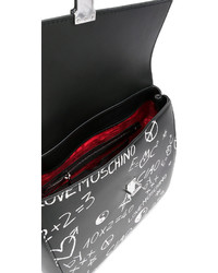 schwarzer Rucksack von Love Moschino