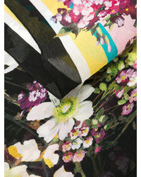 schwarzer Schal mit Blumenmuster von Dolce & Gabbana
