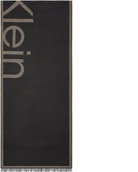 schwarzer Schal von Calvin Klein