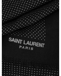 schwarzer Schal von Saint Laurent