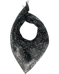 schwarzer Schal von Paco Rabanne