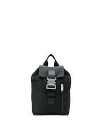 schwarzer Segeltuch Rucksack von 1017 Alyx 9Sm