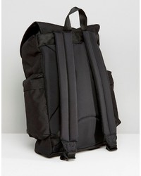 schwarzer Segeltuch Rucksack von Eastpak