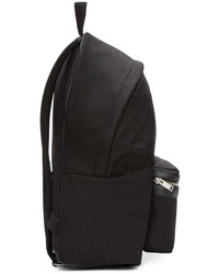 schwarzer Segeltuch Rucksack von Saint Laurent