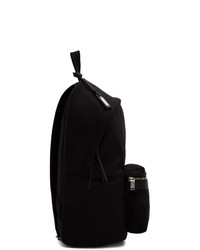 schwarzer Segeltuch Rucksack von Saint Laurent